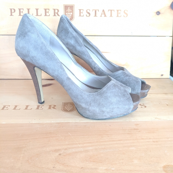 SOLD ⚫Nine West Hizzia Peep toe pump sz 7.5 - Picture 5 of 10